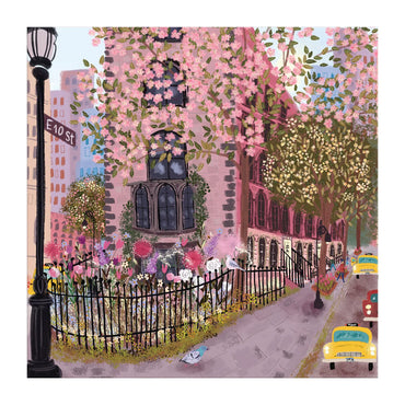 Galison - Joy Laforme - Blooming Streets 500 Piece Puzzle
