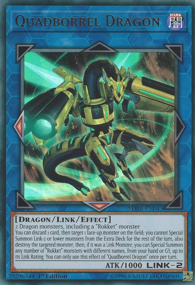 ultra rare dragon yugioh cards Quadborrel [SDRR-EN043] Edition:Starter Deck 16: GREEN Uta eBay Game: YuGiOh TCG very few have faced Bandai One Piece Card