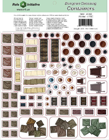 Containers: Dry-Erase Dungeon Dressings
