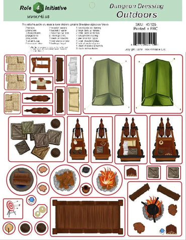 Outdoors: Dry-Erase Dungeon Dressings