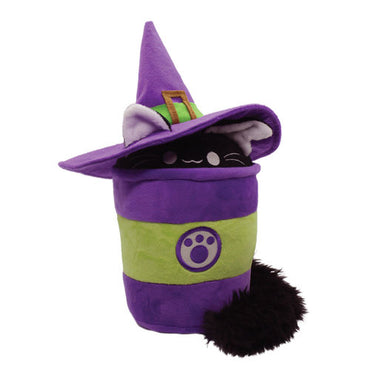 Dark Roast Halloween Coffee Cat Plush