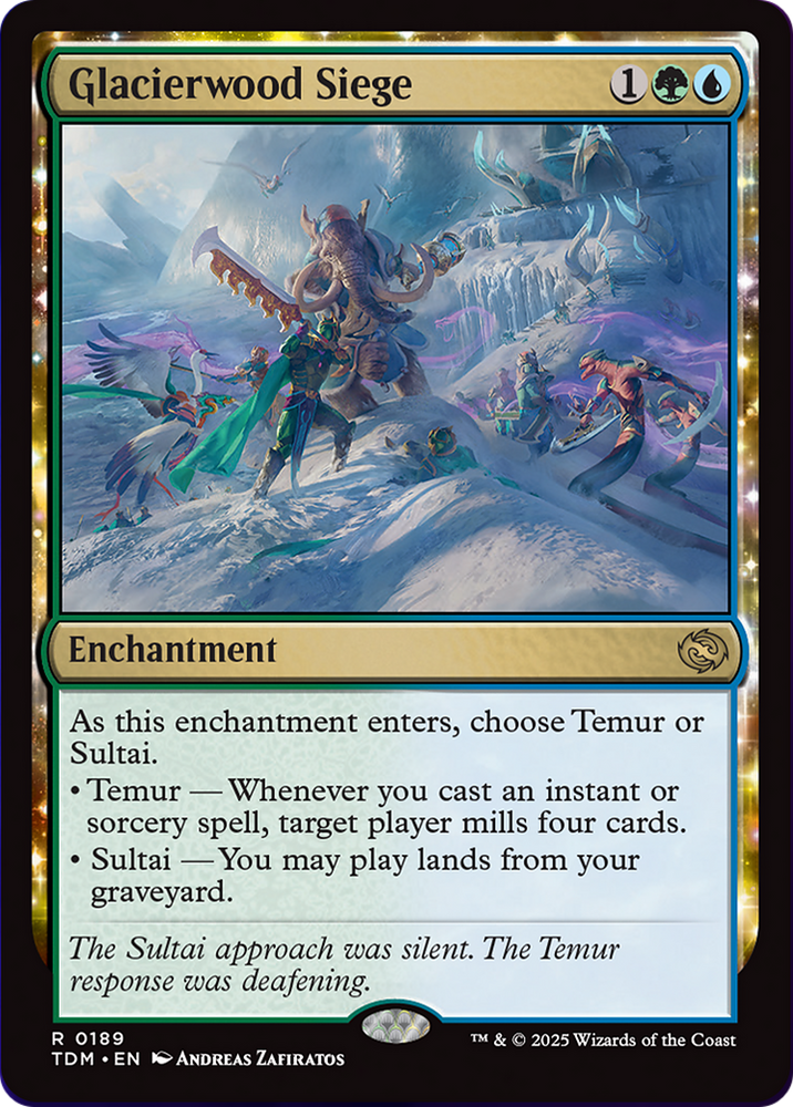 Glacierwood Siege [Tarkir: Dragonstorm]