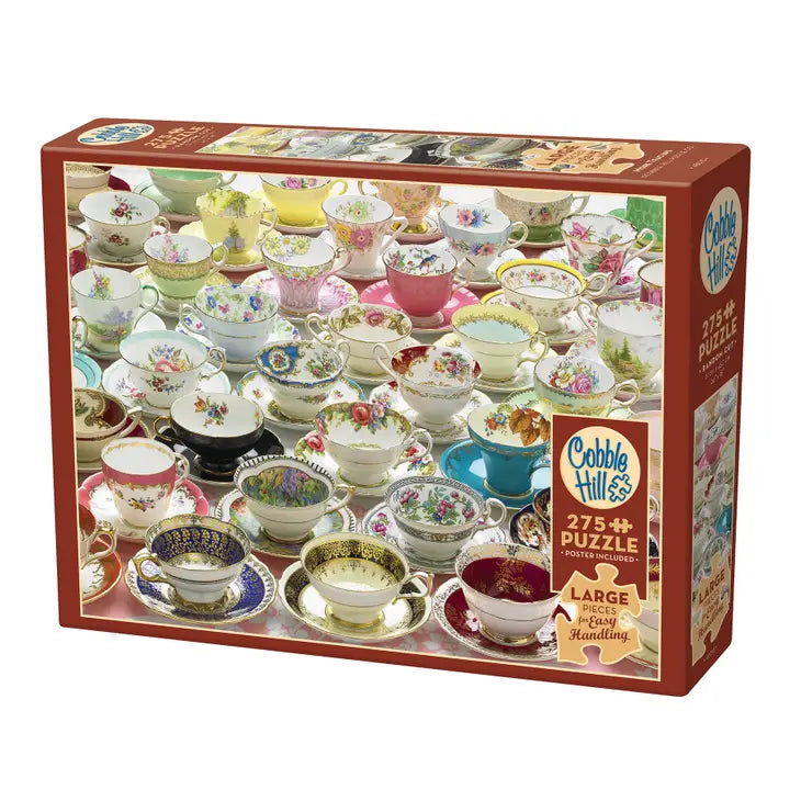 Cobble Hill: More Teacups 275 Piece Puzzle