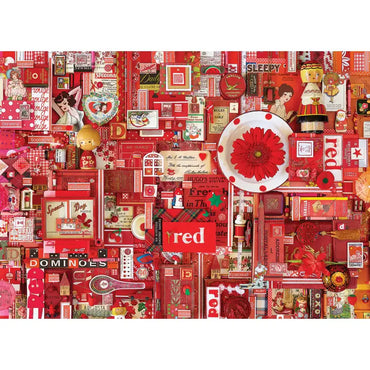 Cobble Hill: Shellie Davies - Red 1000 Piece Puzzle
