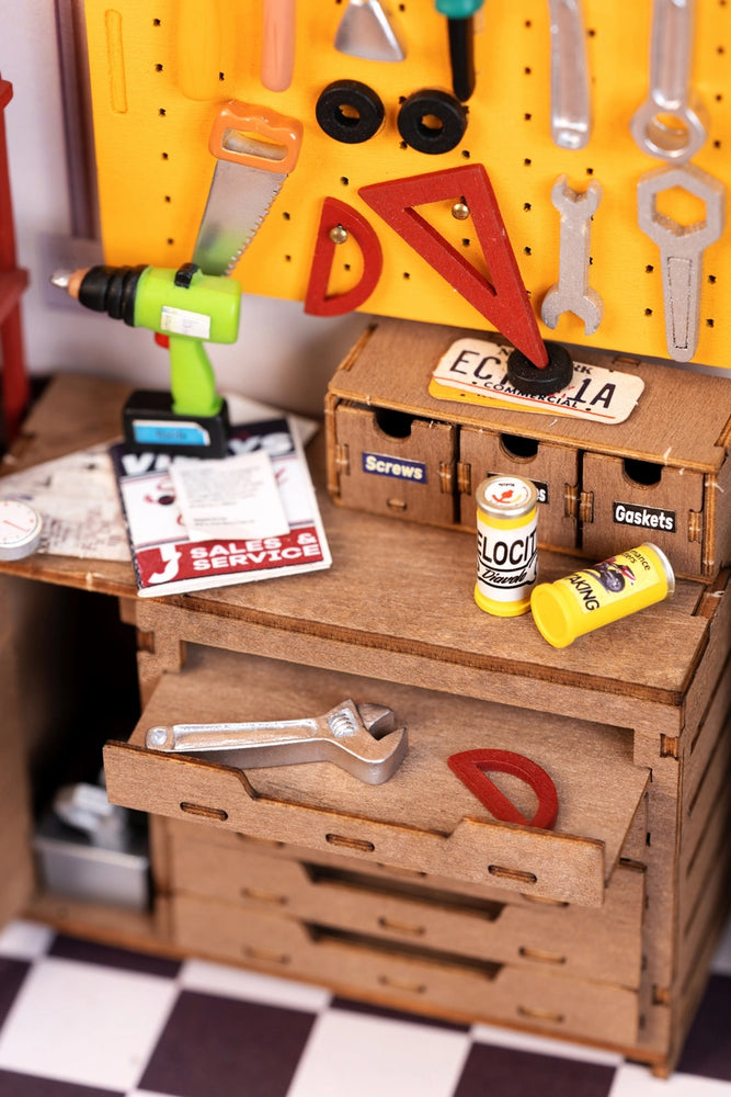 DIY Miniature House Kit | Garage Workshop