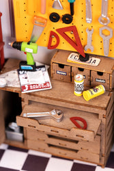 DIY Miniature House Kit | Garage Workshop