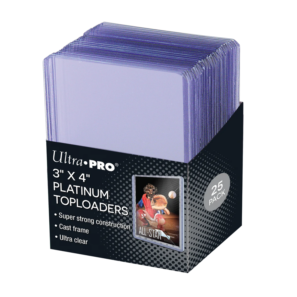 3x4 Clear Ultra Pro Toploaders (25ct)