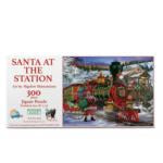Suns Out: Bigelow Illustrations - Santa at the Station 300 Piece Puzzle