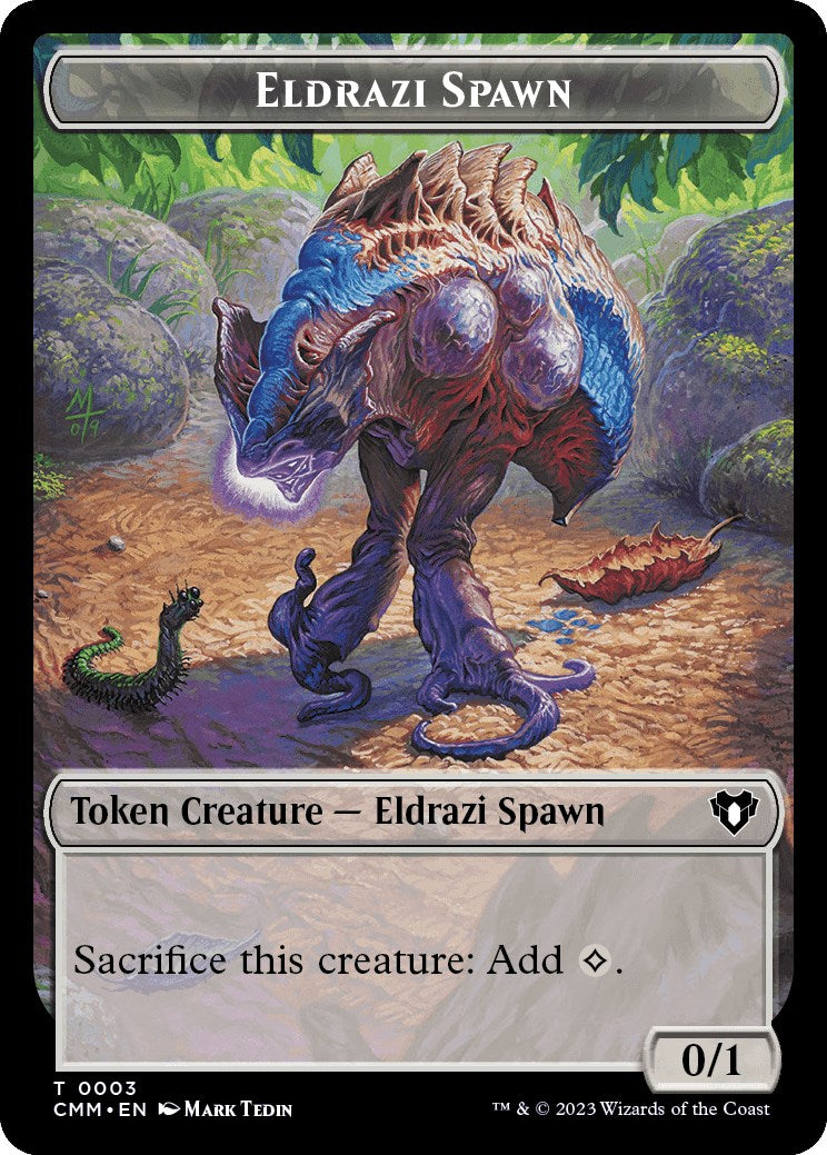 Eldrazi Spawn // Dragon Egg Double-Sided Token [Commander Masters Toke