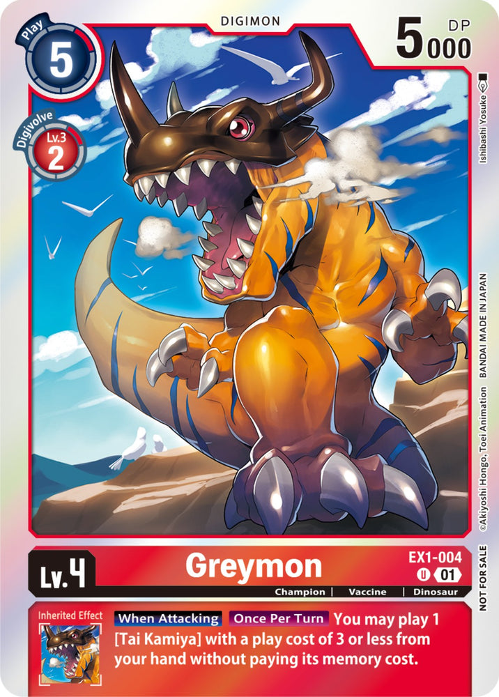 digimon cards greymon Card Game BT2-065 War (SR Super Rare) Booster Ultimate Power (BT-02) : Toys & Games enhancing your decks strength RB1-007 Greymon :: Rare Foil