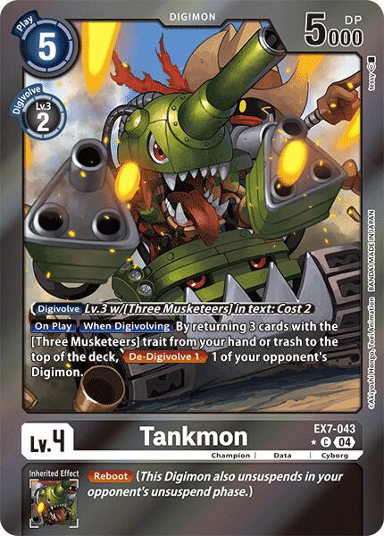 Tankmon [EX7-043] (Foil) [Digimon LIBERATOR]