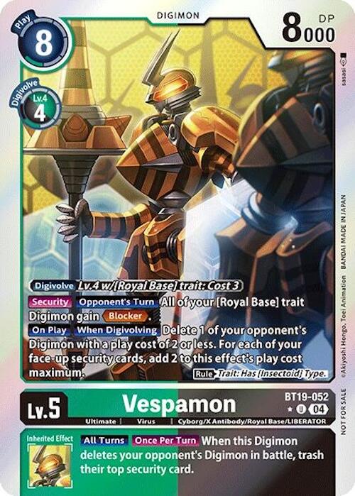 Vespamon [BT19-052] (Release Special Booster 2.0: Box Promotion Pack) [Release Special Booster 2.0]