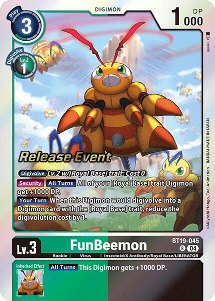 FunBeemon [BT19-045] [Release Special Booster Ver.2.0 Promos]