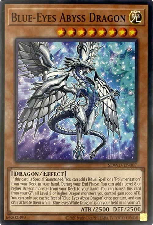 Blue-Eyes Abyss Dragon (Unlimited Misprint) [SDWD-EN007] Common