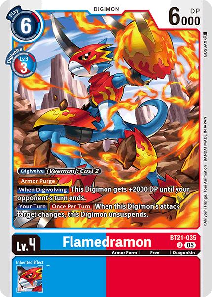 Flamedramon [BT21-035] [World Convergence]