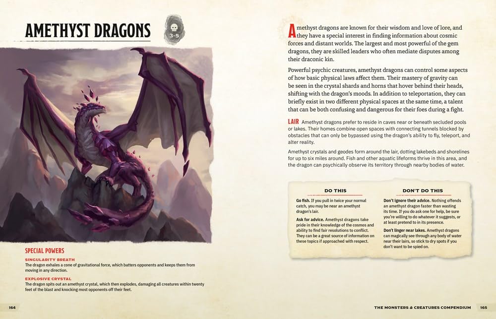 The Monsters & Creatures Compendium (Dungeons & Dragons): A Young Adventurer's Guide