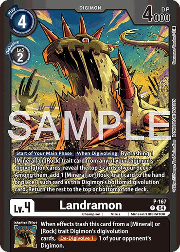 Landramon [P-167] (Limited Card Pack -Billion Bullet-) [Limited Card Pack -Billion Bullet-]