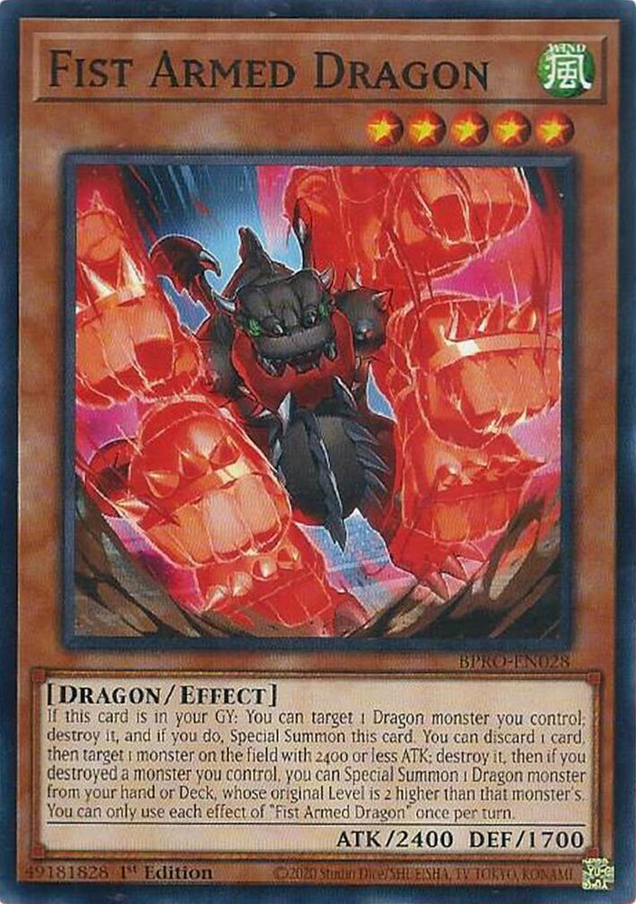 Fist Armed Dragon [BPRO-EN028] Common
