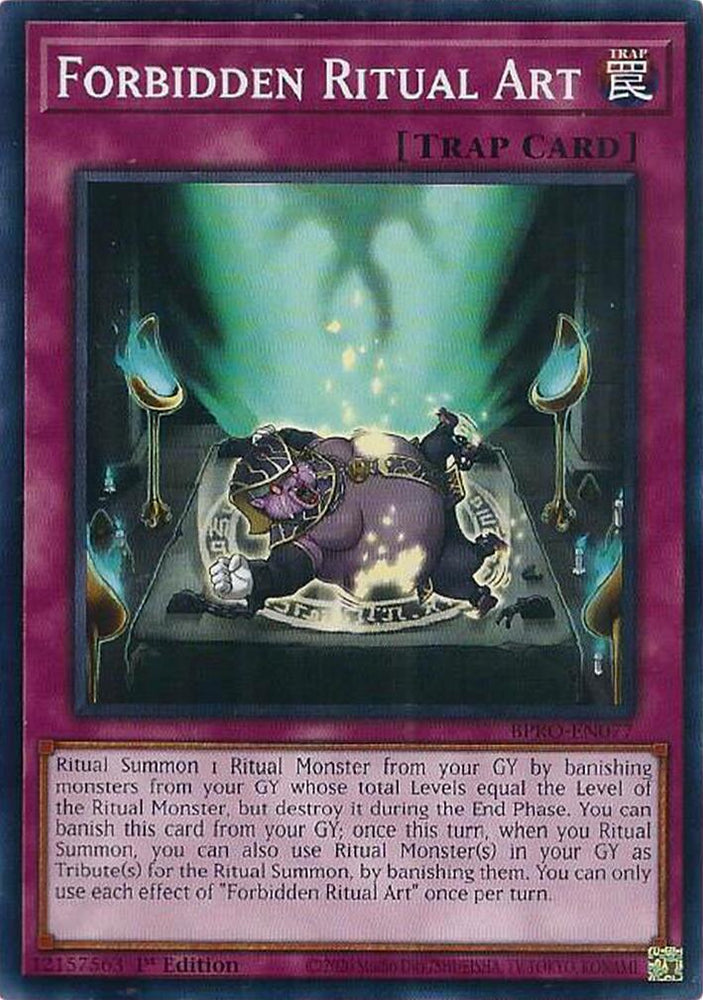 Forbidden Ritual Art [BPRO-EN077] Common