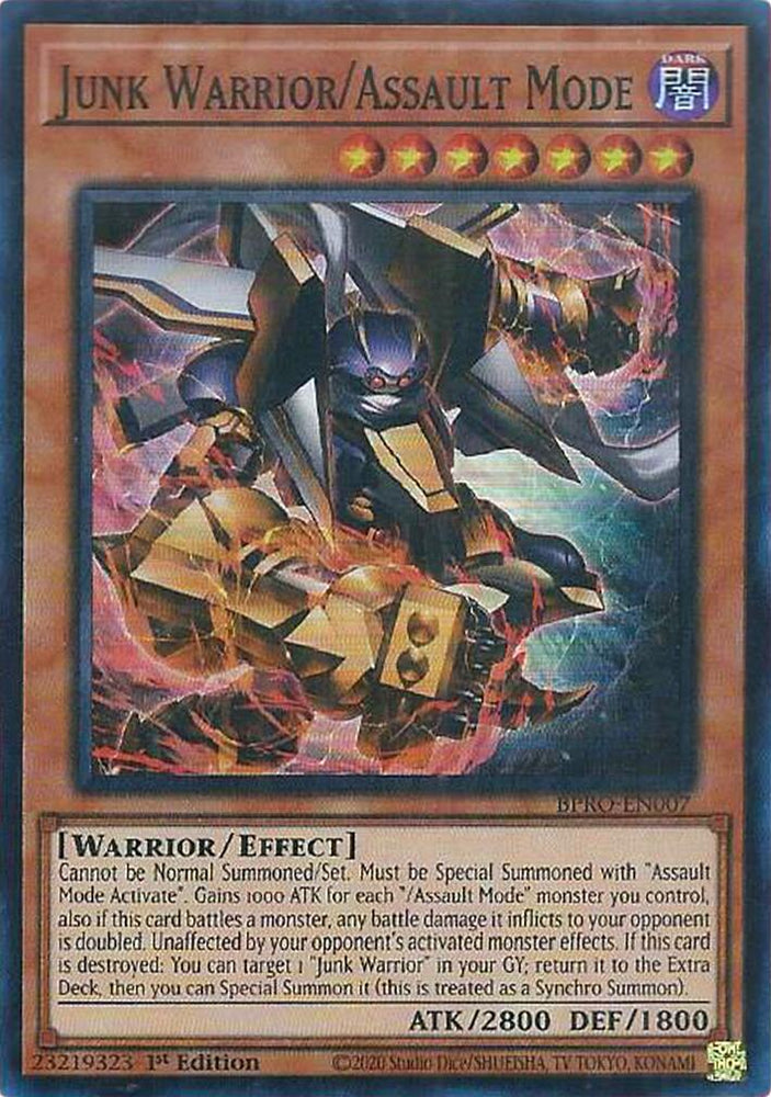 Junk Warrior/Assault Mode [BPRO-EN007] Super Rare