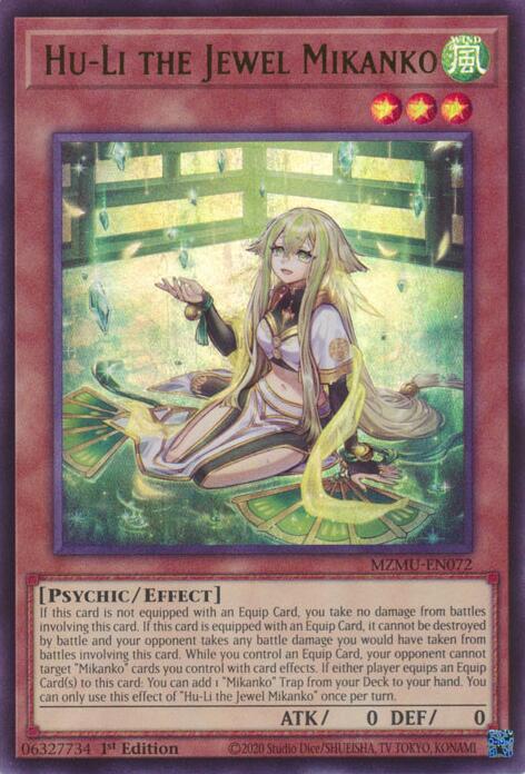 Hu-Li the Jewel Mikanko [MZMU-EN072] Ultra Rare