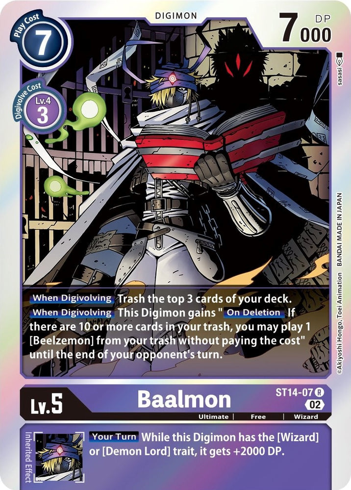 beelzemon digimon card game Beelzemon: Blast Mode (Digimon 3-On-3 Champion) (Starter Deck 14: Advanced Deck Set) - $196.93 - Price & Analytics this is the first Advanced Deck which features reprints of many popular cards and comes with 2 Memory Gauges Digimon Sinister Order Secret Rare
