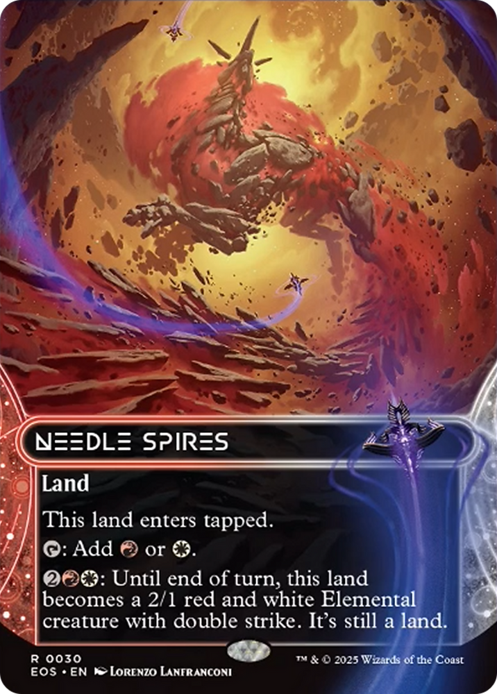 Needle Spires (0030) (Borderless) [Edge of Eternities: Stellar Sights]