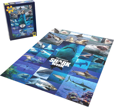 Shark Week “Shiver of Sharks” 1000 Piece Jigsaw Puzzle