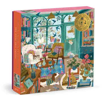 Victoria Ball: Bookshop Afternoon 500 Piece Foil Puzzle