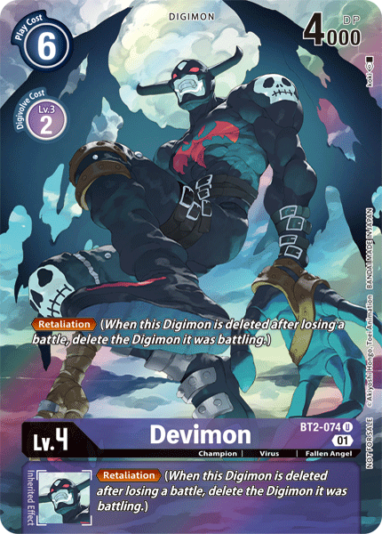 digimon devimon card BT15-077 (DCG) - Wikimon If they have 7 or more Las cartas del da son