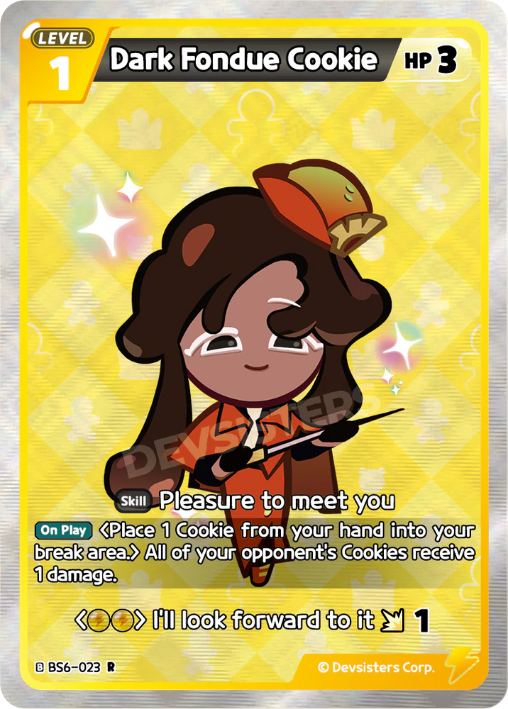 Dark Fondue Cookie (BS6-023)