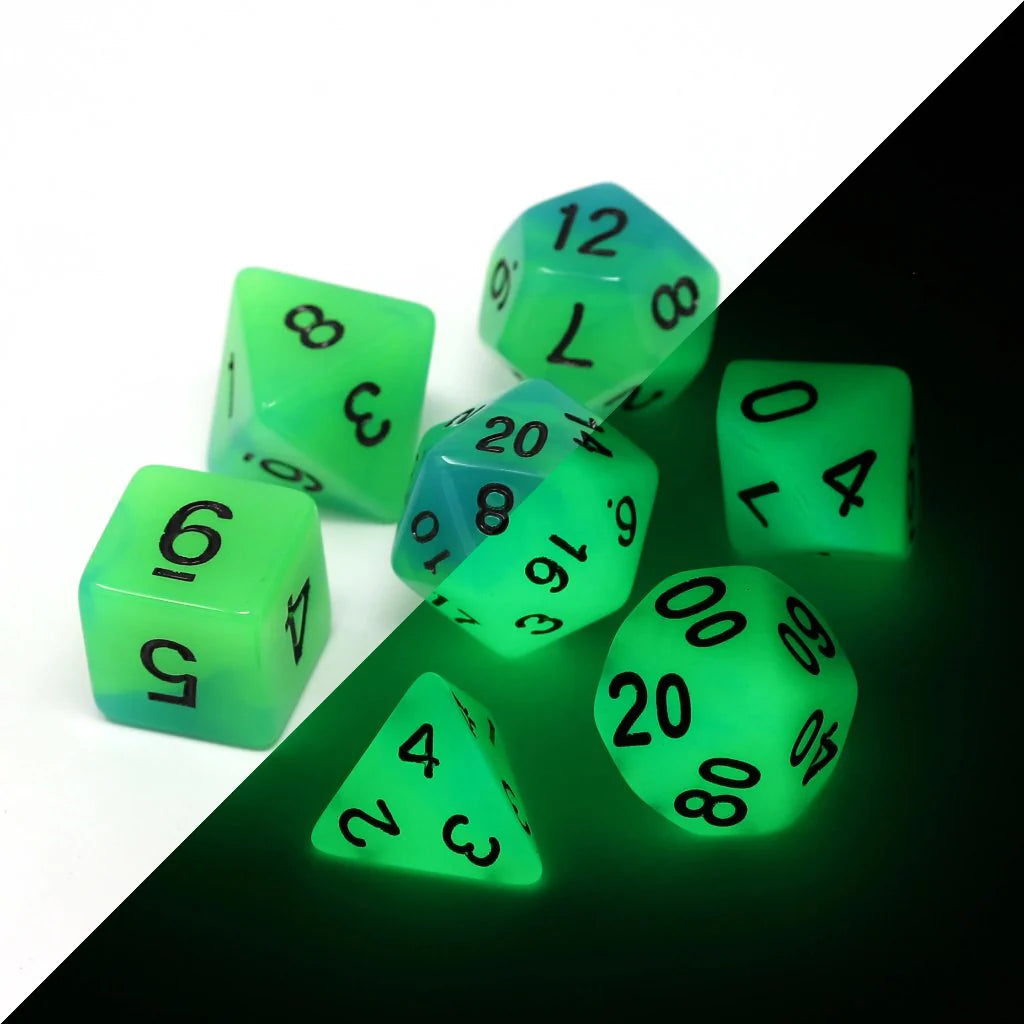 7 Piece RPG Dice Set - Driftglobe