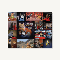 Star Trek Cats by Jenny Parks | Chronicle Books 1000 Piece Puzzle
