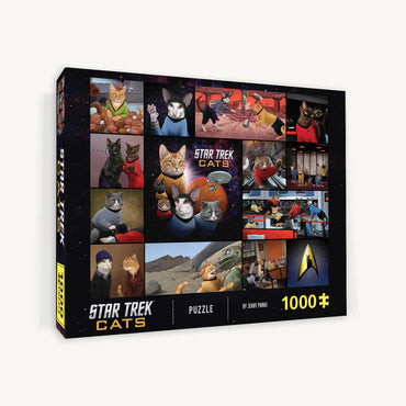 Star Trek Cats by Jenny Parks | Chronicle Books 1000 Piece Puzzle