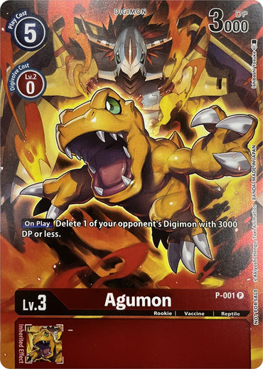 Agumon [P-001] (Tamer's Evolution Box 2) [Promotional Cards]