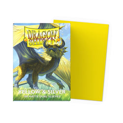 Dragon Shield: Daul Matte: Yellow & Silver