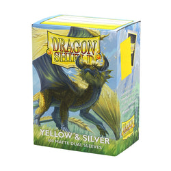 Dragon Shield: Daul Matte: Yellow & Silver
