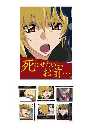 Mobile Suit Gundam & Mobile Suit Gundam Seed: Clear File Folder & Stickers Cagalli Yula Athha - Banpresto Ichiban Kuji Prize F
