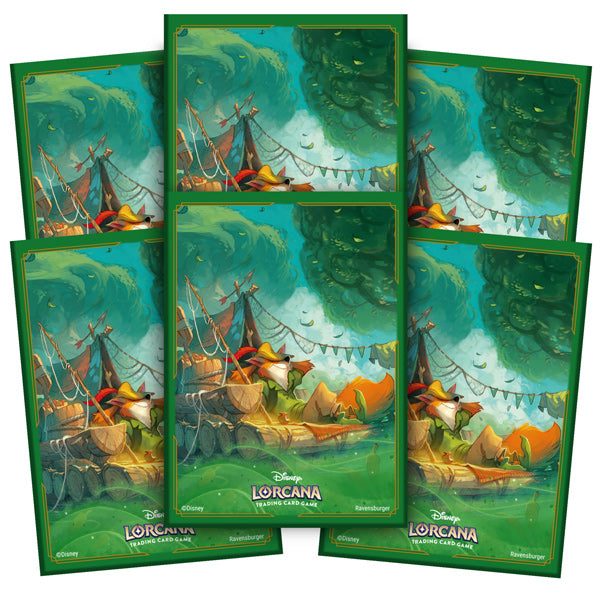 Disney Lorcana Card Sleeves: Into the Inklands- Robin Hood (65ct.)
