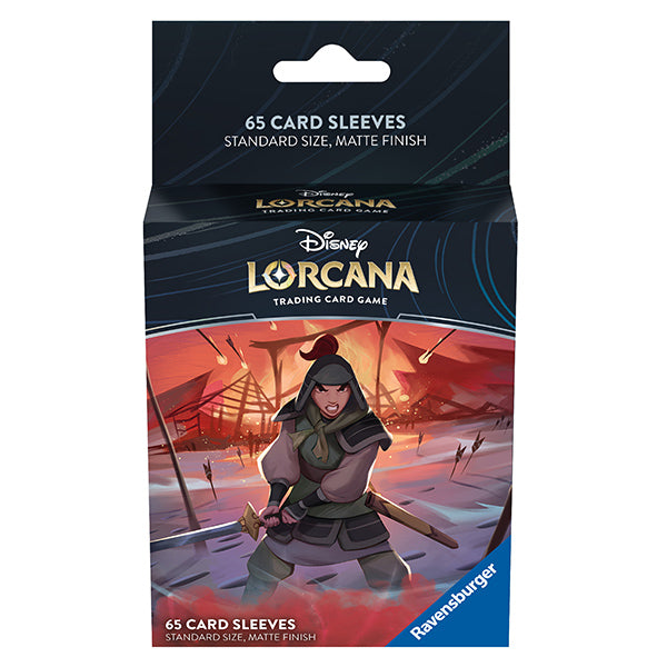 Disney Lorcana Card Sleeves- Rise of the Floodborn- Mulan (65ct.)