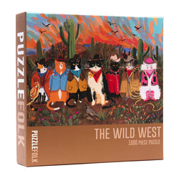 The Wild West 1000 Piece Puzzle by Jamie Shelman