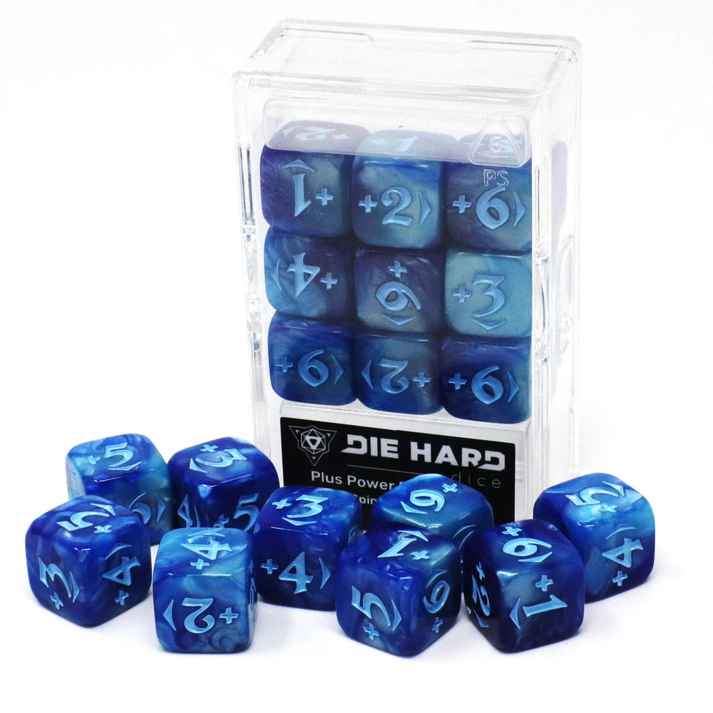 Die Hard Plus Power Pack - Blue MtG Spindown d6 Counters