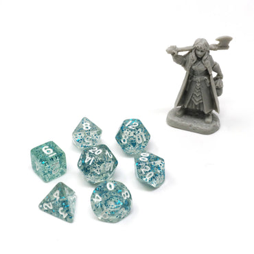 Critlings 7pc Mini RPG Set - Crystal Sky