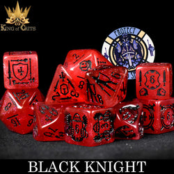 Black Knight (11 Dice Set)