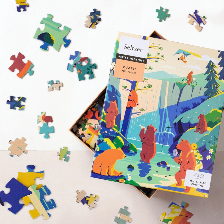 Seltzer: Yifan Wu | Recreational Bears 705 Piece Multi Puzzle