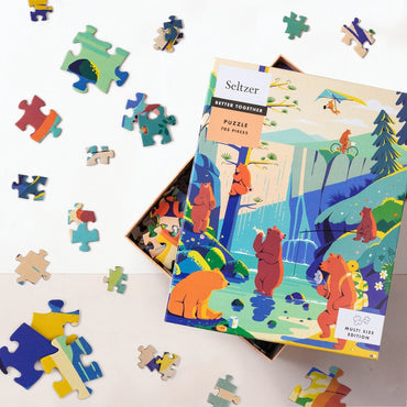 Seltzer: Yifan Wu | Recreational Bears 705 Piece Multi Puzzle
