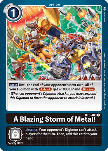 A Blazing Storm of Metal! [BT5-103] [Battle of Omni]