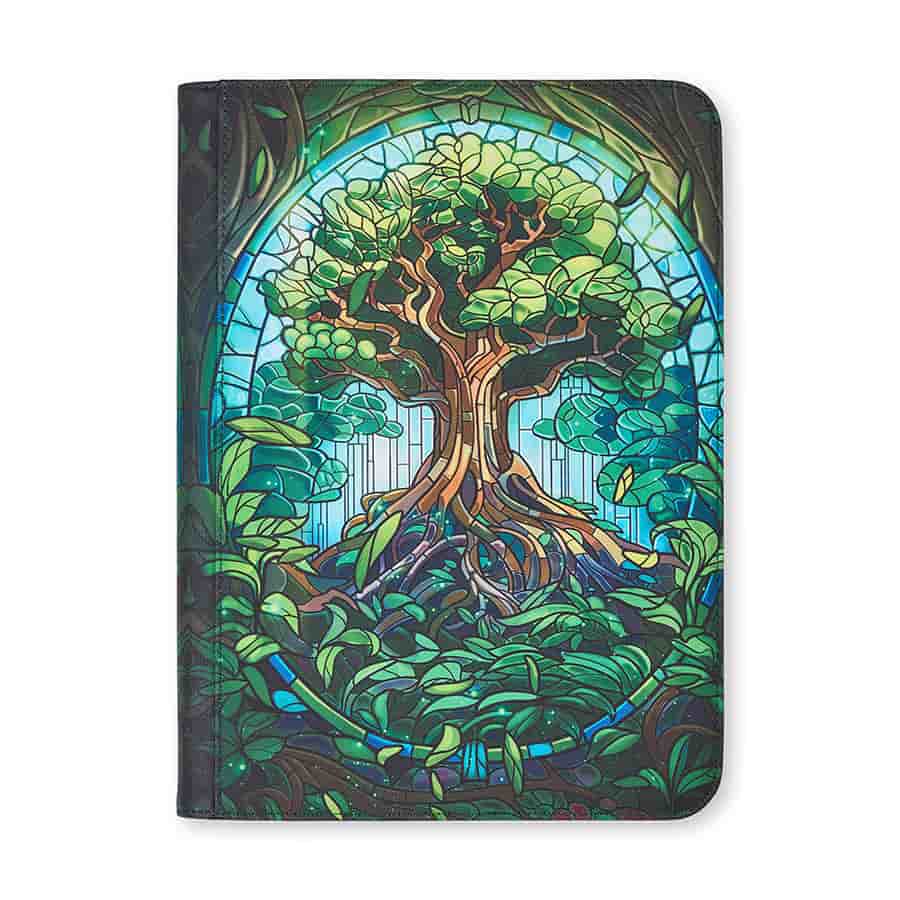 ARCANE FORTRESS: STAINED GLASS: MYTHICAL FOREST 9-POCKET BINDER