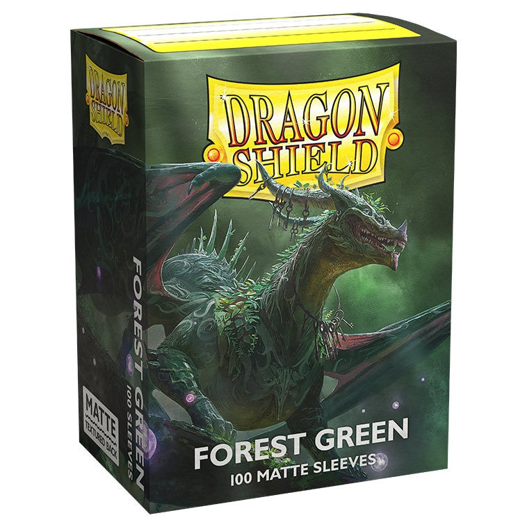 Dragon Shield - Matte Forest Green (100) Sleeves