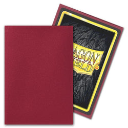 Dragon Shield - Japanese Matte Blood Red (60) Sleeves